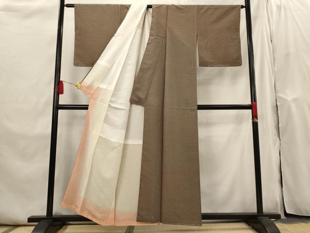 平和屋着物■江戸小紋　花尽し　正絹　逸品　AABI0281st