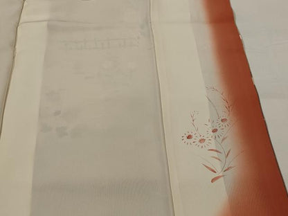平和屋着物■訪問着　駒刺繍　花松文　暈し染め　金彩　正絹　逸品　AABI0291st