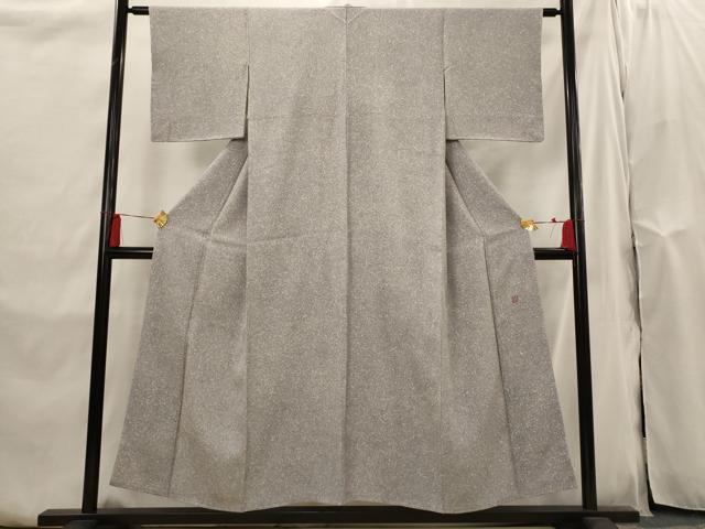 平和屋着物■上質な小紋　作家物　霞文　正絹　逸品　未使用　AABI0292st