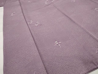 平和屋着物■上質な小紋 貝桶花文 正絹 逸品 未使用 AABI0301st