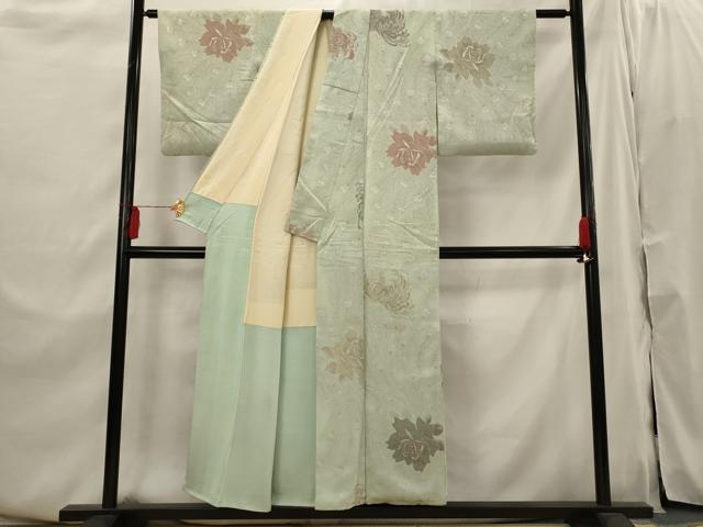平和屋着物□上質な小紋 寿光織 乱菊 正絹 逸品 AABI0310st