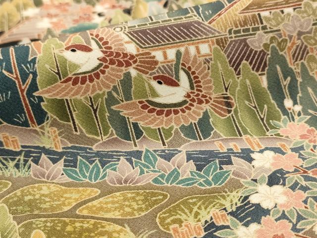 平和屋着物■豪華黒留袖 友禅 作家物 風景文 正絹 逸品 AABI0311st