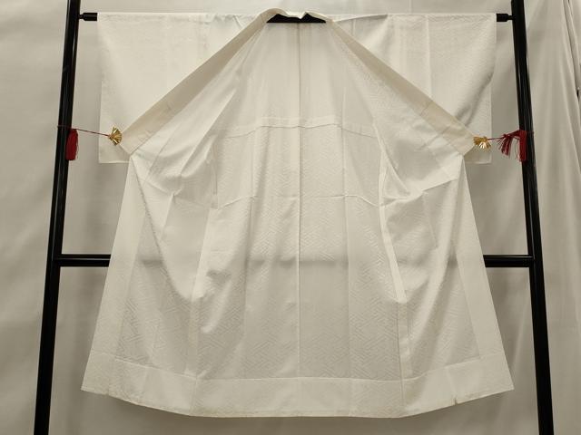 平和屋着物■長襦袢　無双仕立て　草花地紋　正絹　逸品　AABI0314st 平和屋着物□長襦袢 無双仕立て 草花地紋 正絹 逸品 AABI0314st