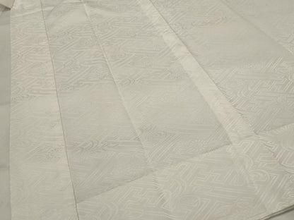 平和屋着物■長襦袢　無双仕立て　草花地紋　正絹　逸品　AABI0314st