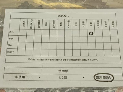 平和屋着物◎六通柄袋帯 京名所 プラチナ二重箔 正絹 逸品 AABI0353ou