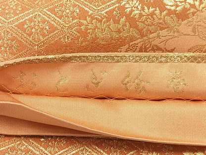 平和屋着物◎六通柄袋帯　おとぎ絵巻　金糸　正絹　逸品　AABI0370uk
