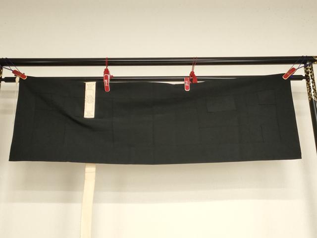 平和屋本店▼五条袈裟　黒地　川勝法衣店謹製　法衣　寺院　仏具　仏教　僧侶　神職　装束　AABI0414ja