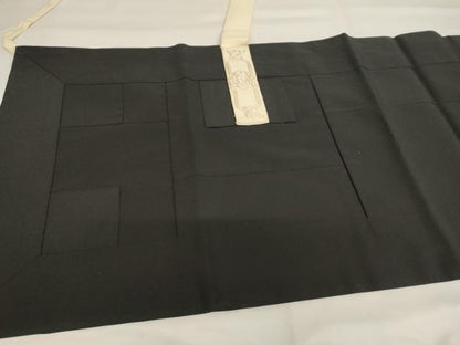 平和屋本店▼五条袈裟　黒地　川勝法衣店謹製　法衣　寺院　仏具　仏教　僧侶　神職　装束　AABI0414ja