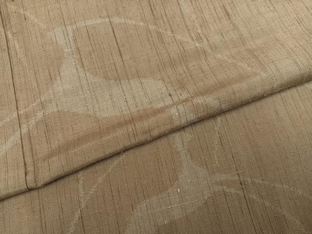 平和屋着物●訪問着　紬地　鹿　三越扱い　正絹　逸品　AABI0482ph
