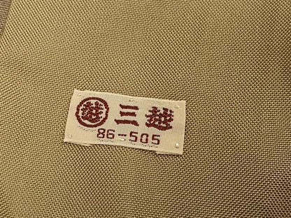 平和屋着物●訪問着　紬地　鹿　三越扱い　正絹　逸品　AABI0482ph