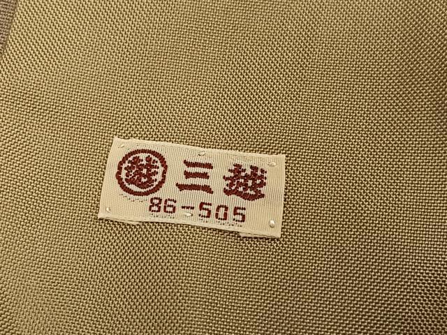 平和屋着物●訪問着　紬地　鹿　三越扱い　正絹　逸品　AABI0482ph