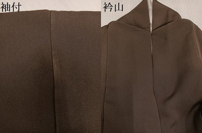 平和屋着物●色留訪問着　手描き　刺繍　松竹梅文　金彩　正絹　逸品　AABI0498ph