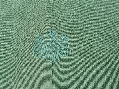 平和屋着物●上質な色無地　薄青色　正絹　逸品　未使用　AABI0499ph