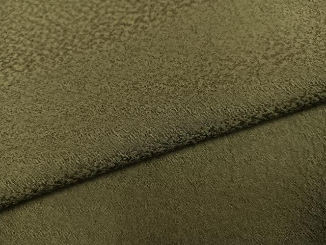 平和屋着物●上質な色無地　国防色　正絹　逸品　AABI0509ph