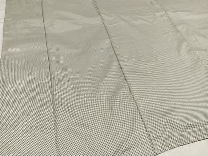 平和屋着物●上質な紬　十字絣　正絹　逸品　AABI0517ph