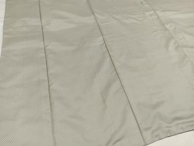 平和屋着物●上質な紬　十字絣　正絹　逸品　AABI0517ph