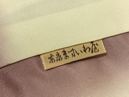 平和屋着物●石川県指定無形文化財　牛首紬　白山工房　手織り　本加賀友禅作家　成竹登茂男　訪問着　枝花文　正絹　逸品　AABI0519ph