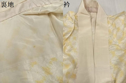 平和屋着物●長襦袢　無双仕立て　絞り　正絹　逸品　AABI0539ph