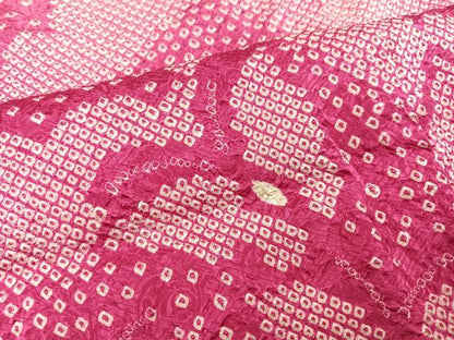平和屋着物●豪華振袖　駒刺繍　絞り　舞蝶文　暈し染め　正絹　逸品　AABI0559ph