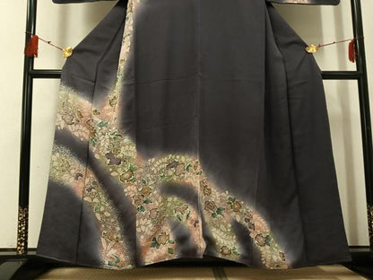 平和屋着物●訪問着　辻が花　暈し染め　正絹　逸品　AABI0568ph