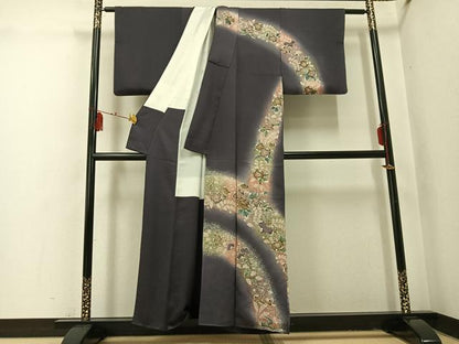平和屋着物●訪問着　辻が花　暈し染め　正絹　逸品　AABI0568ph