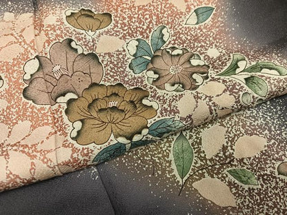 平和屋着物●訪問着　辻が花　暈し染め　正絹　逸品　AABI0568ph