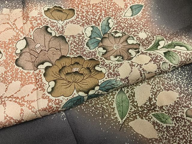 平和屋着物●訪問着　辻が花　暈し染め　正絹　逸品　AABI0568ph