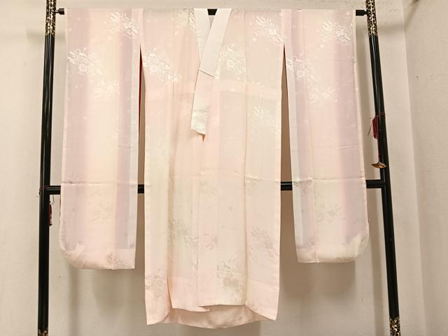 平和屋着物●豪華振袖・長襦袢(無双仕立て)セット　駒刺繍　絞り　花唐草文　黒地　金彩　正絹　逸品　AABI0587ph