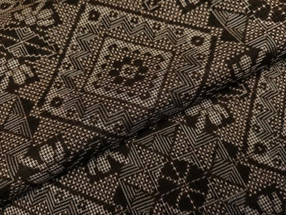 平和屋着物●本場大島紬　龍郷絣　正絹　逸品　AABI0596ph