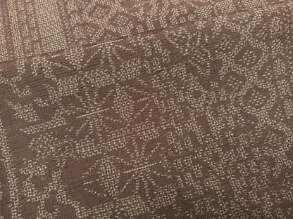 平和屋着物●結城紬　吉祥文　正絹　逸品　未使用　AABI0598ph