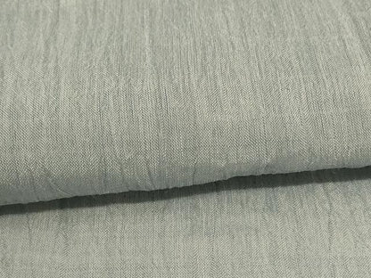 平和屋着物＊夏物　本場小千谷ちぢみ　千草鼠色　証紙付き　麻　逸品　AABI0602jd