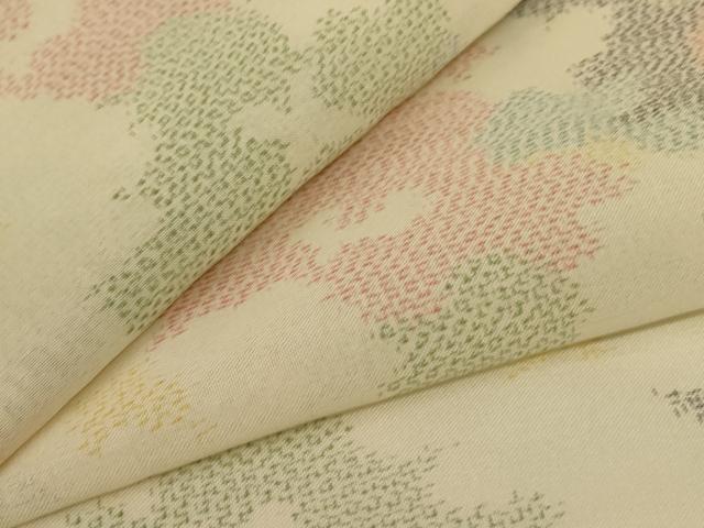 平和屋着物＊夏物 本場大島紬 夏大島 花尽くし 正絹 逸品 AABI0605jd