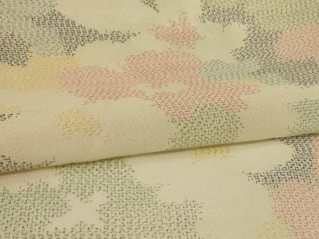 平和屋着物＊夏物 本場大島紬 夏大島 花尽くし 正絹 逸品 AABI0605jd