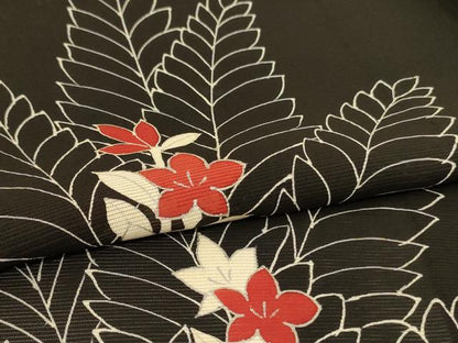 平和屋着物＊夏物 訪問着 絽 草花文 銀彩 正絹 逸品 AABI0608jd