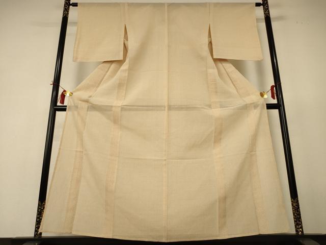 平和屋着物＊夏物 紗紬 絣文様 正絹 逸品 AABI0609jd