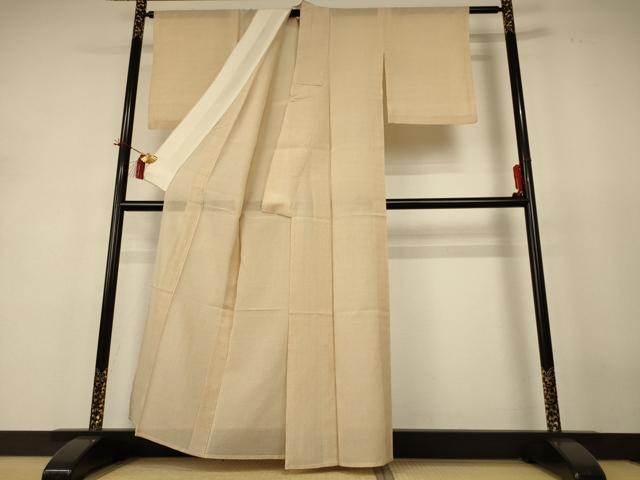 平和屋着物＊夏物 紗紬 絣文様 正絹 逸品 AABI0609jd