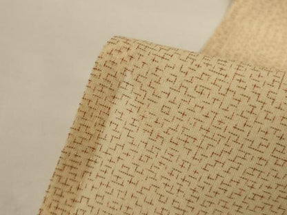 平和屋着物＊夏物 紗紬 絣文様 正絹 逸品 AABI0609jd
