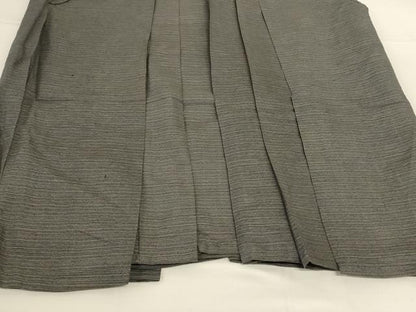 平和屋着物＊夏物　男性　行灯袴　霞文　正絹　逸品　AABI0612jd