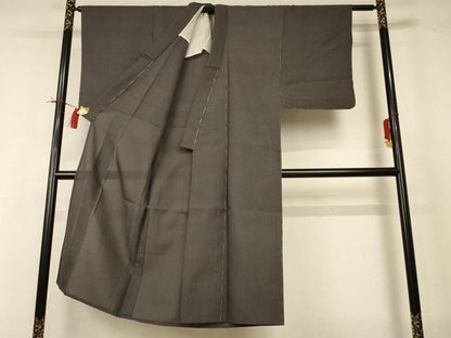 平和屋着物＊夏物 男性 小紋 紗 霞文 AABI0621jd
