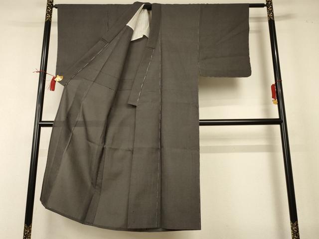平和屋着物＊夏物 男性 小紋 紗 霞文 AABI0621jd