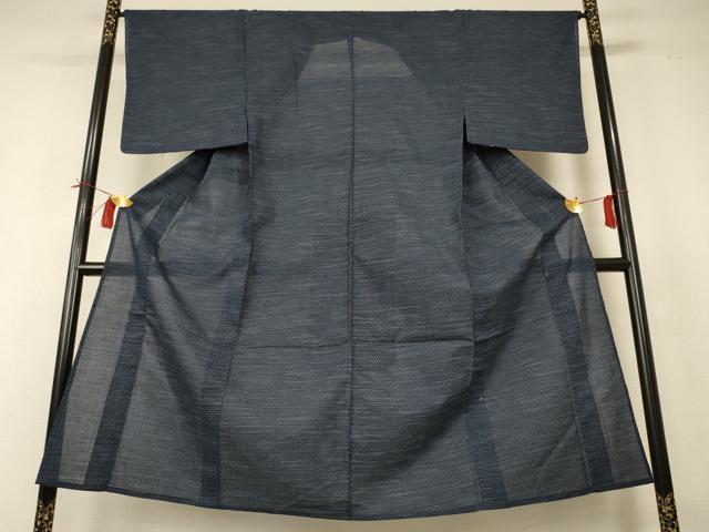 平和屋着物＊夏物 男性 小紋 横段文 AABI0625jd