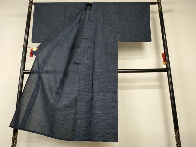 平和屋着物＊夏物 男性 小紋 横段文 AABI0625jd