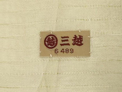 平和屋着物＊夏物 訪問着 絽 駒刺繍 草花文 金彩 三越扱い 正絹 逸品 AABI0626jd