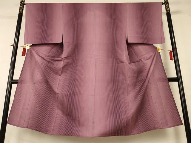平和屋着物▽男性　小紋　単衣　縞　暈し染め　正絹　逸品　AABI0629jd 平和屋着物▽男性 小紋 単衣 縞 暈し染め 正絹 逸品 AABI0629jd