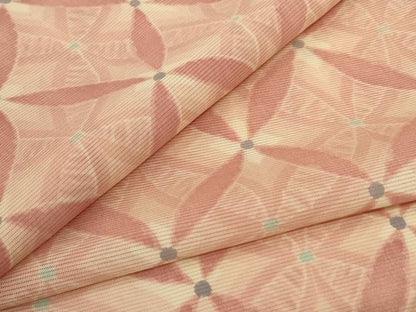 平和屋着物＊夏物　小紋　絽　七宝文　正絹　逸品　AABI0634jd