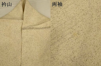 平和屋着物＊夏物 訪問着 絽 枝葉文 金彩 正絹 逸品 AABI0643jd