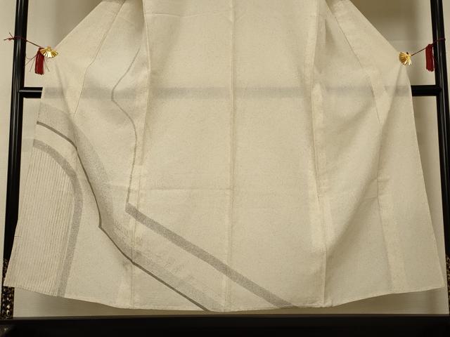 平和屋着物＊夏物 訪問着 絽 枝葉文 金彩 正絹 逸品 AABI0643jd