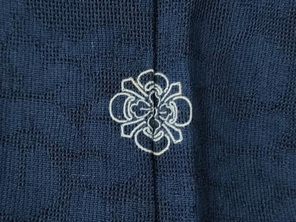 平和屋着物＊夏物 色無地 草花紋紗 褐返色 正絹 逸品 AABI0648jd