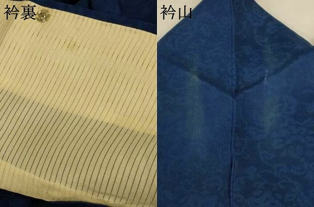 平和屋着物＊夏物 色無地 草花紋紗 褐返色 正絹 逸品 AABI0648jd