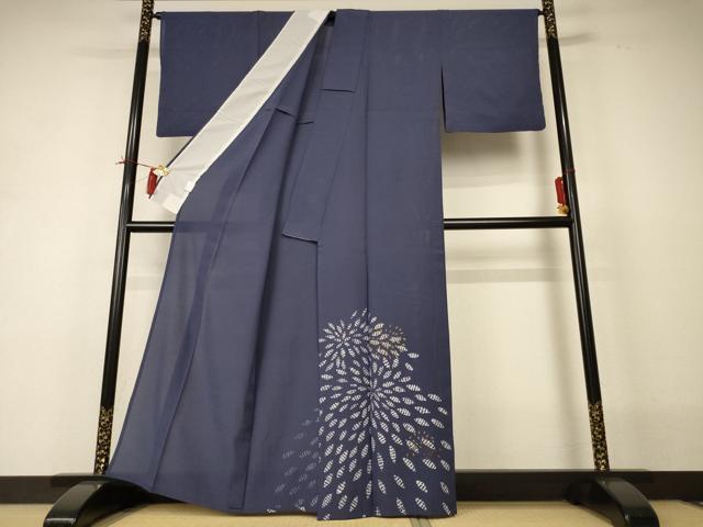 平和屋着物＊夏物 訪問着 絽 花火 金彩 正絹 逸品 AABI0652jd